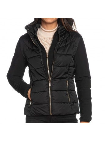 Yes Zee GIUBBINO TRAPUNTATO CON FINTO GILEt nero