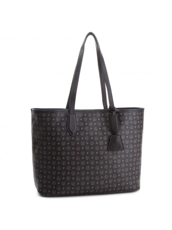 Pollini borsa shopper heritage nera