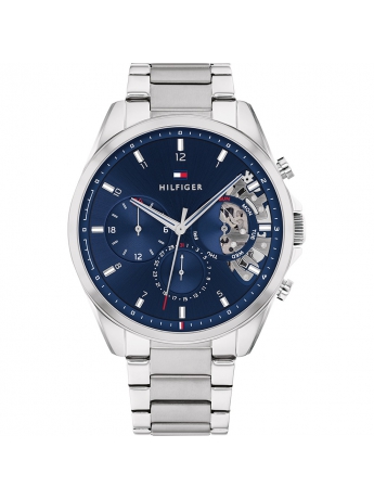 Tommy Hilfiger orologio THW BAKER 43,5MM 3H BLU BRC SILVER