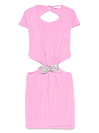 Lulu abito kids/junior con fiocco rosa
