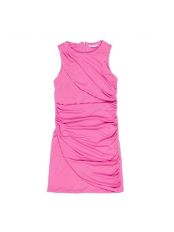 Lulu abito kids/junior drappegiato rosa bubble