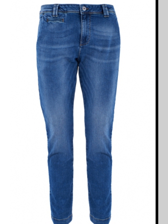 Yes Zee JEANS UOMO CHINOS TAPeRED denim medio
