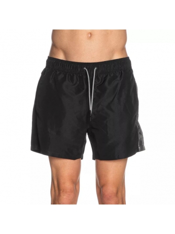 Emporio Armani costume  BOXER nero con banda logo ea7