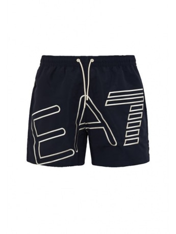 Emporio Armani costume boxer BLU con big logo ea7
