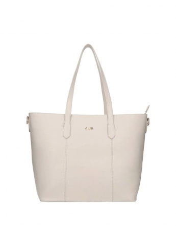 4us TOTE 4US VIOLET REAL LEATHER