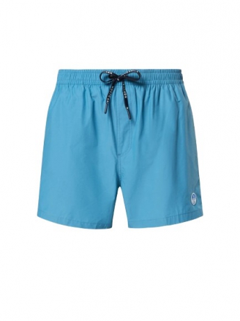 North Sails costume boxer in nylon celeste logo patch