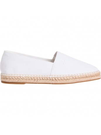 Calvin Klein espadrillas bianco in tela