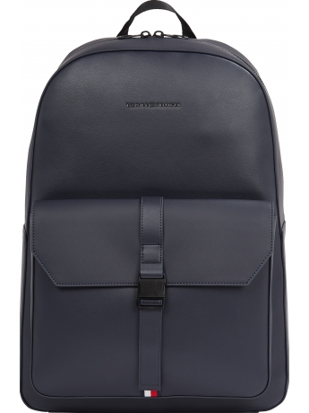 Tommy Hilfiger ZAINO TH FOUNDATION IN ECOPELLE BLU