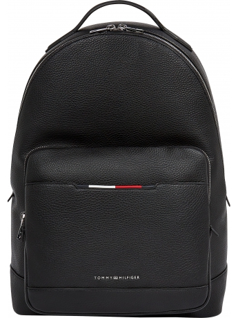 Tommy Hilfiger ZAINO TH CENTRAL IN ECOPELLE NERA