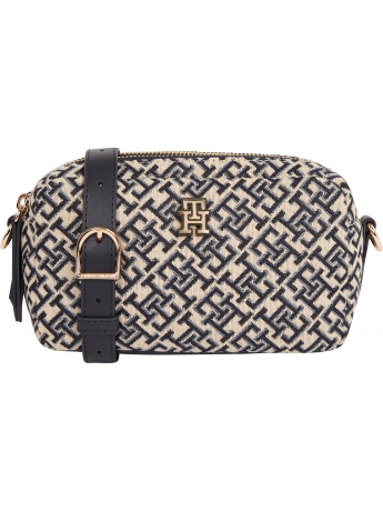 Tommy Hilfiger borsa camera bag in tessuto JACQUARD fantasia th