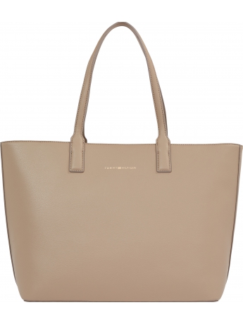 Tommy Hilfiger borsa shopping in ecopelle beige