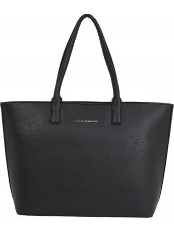 Tommy Hilfiger borsa shopping in ecopelle nera