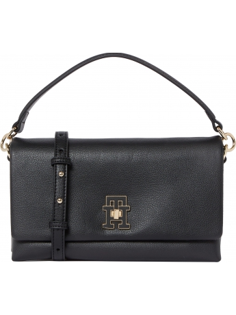 Tommy Hilfiger Borsa a tracolla Modern Turnlock in ecopelle nera