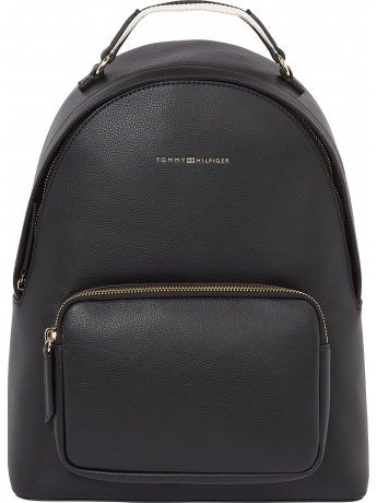 Tommy Hilfiger zaino in ecopelle nero con logo