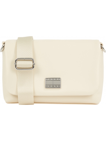 Tommy Hilfiger Borsetta in ecopelle beige chiaro American Cool Flap con tracolla