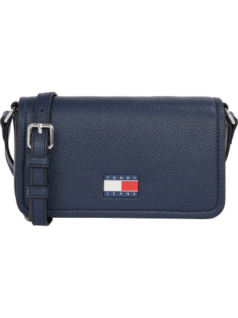 Tommy Hilfiger Borsa a tracolla in ecopelle blu  con dettaglio logo