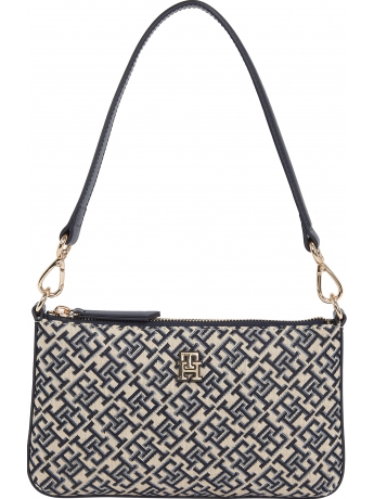 Tommy Hilfiger Pochette piatta con motivo a monogrammA TH