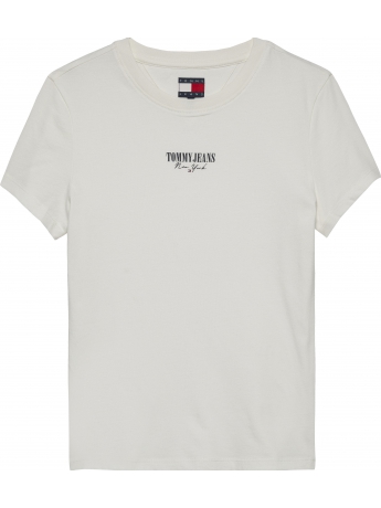 Tommy Hilfiger t-shirt in misto  cotone bianco con logo lettering