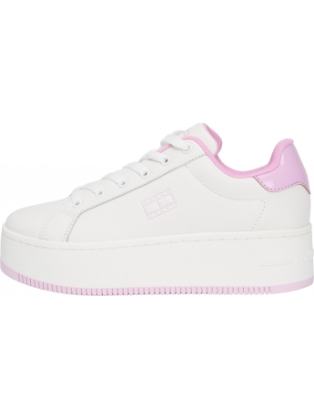 Tommy Hilfiger SNEAKERS FLATFORM  con suola alta IN  pelle verniciata