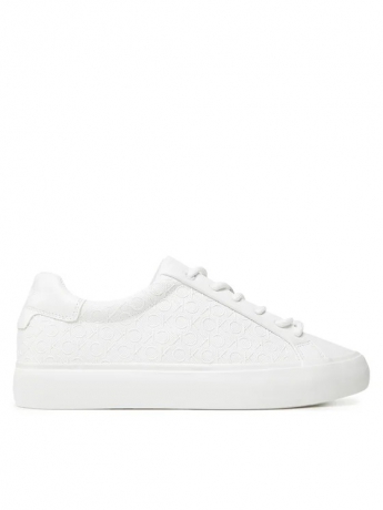 Calvin Klein Sneakers IN ECOPELLE BIANCA CON MOTOVO MONOGRAM