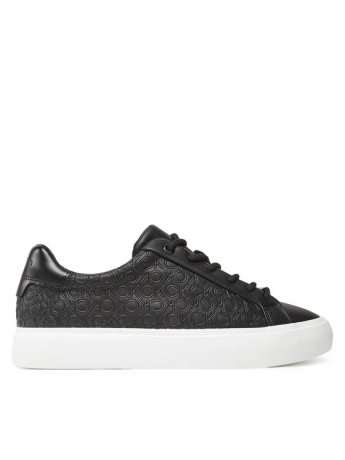 Calvin Klein Sneakers IN ECOPELLE NERA CON MOTOVO MONOGRAM