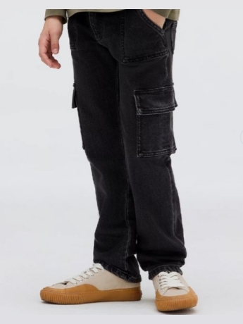 Calvin Klein jeans kids/junior REGULAR CARGO GREY con tascone laterale