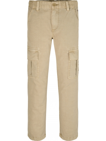 Tommy Hilfiger pantalone kids/junior cargo in cotone beige scuro