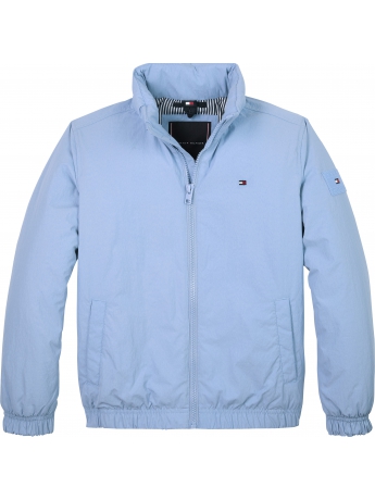 Tommy Hilfiger GIUBBOTTO BOMBER KIDS/JUNIOR IN NYLON CELESTE
