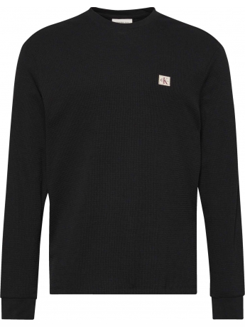 Calvin Klein calvin klein t-shirt manica lunga NERO