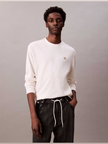 Calvin Klein calvin klein t-shirt manica lunga BIANCO