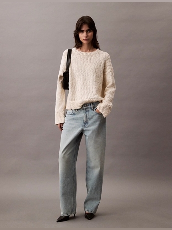 Calvin Klein Jeans 90's Loose in denim lavaggio medio sabbiato