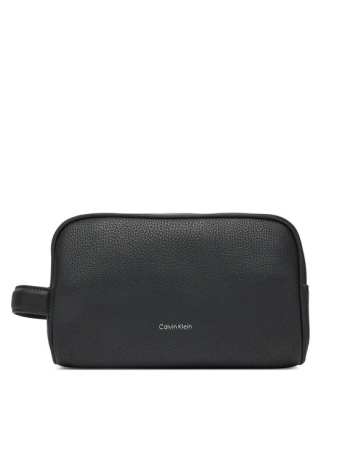 Calvin Klein POCHETTE BEUTY IN ECOPELLE NERA CON LOGO