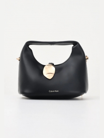 Calvin Klein BORSA CROSSBODY MINI IN ECOPELLE  BEIGE  CON TRACOLLA CATENA ORO