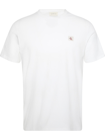 Calvin Klein T-SHIRT MANICA CORTA BIANCA CON LOGO RICAMATO
