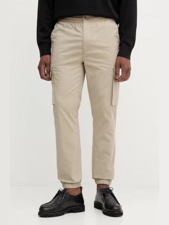 Calvin Klein PANTALONE CARGO SKINNY IN COTONE ELASTICIZZATO BEIGE