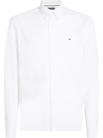 Tommy Hilfiger camicia botton down in cotone FLEX bianca