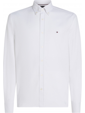 Tommy Hilfiger camicia in tessuto PERFORMANCE bianca