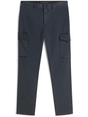 Tommy Hilfiger pantalone  CARGO DENTON in TWILL di cotone  blu scuro