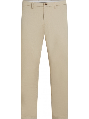 Tommy Hilfiger pantalone BLEECKER in cotone armaturato beige chiaro