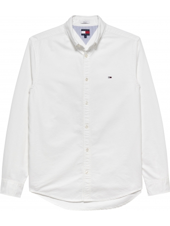 Tommy Hilfiger camicia botton down in  OXFORD bianco