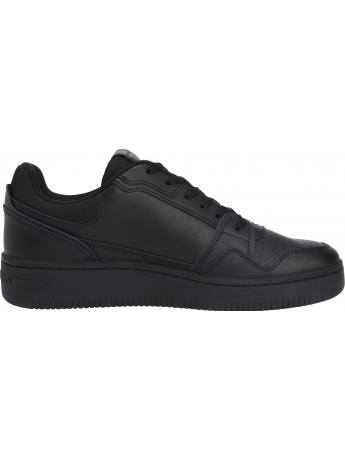 Tommy Hilfiger sneakers RETRO BASKET in pelle nera con logo badge