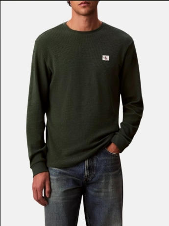 Calvin Klein Calvin Klein t-shirt manica lunga VERDE
