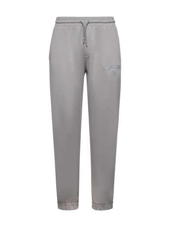 John Richmond PANTALONE JOGGING GELEBRE IN COTONE GRIGIO MEDIO