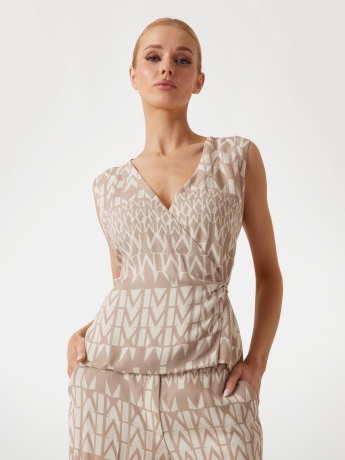 Guess GiletB RITNEY   a portafoglio con logo Marciano BEIGE CHIARO