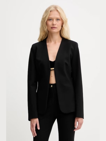 Guess GIACCA OPEN GWEN IN TESSUTO NERO