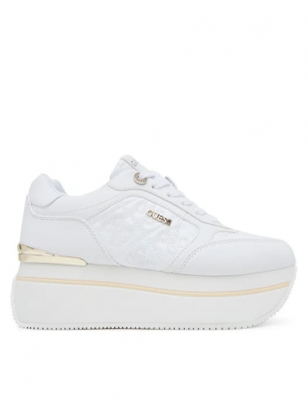 Guess Sneakers  CAMRIO9 in ecopelle bianca con logo 4g