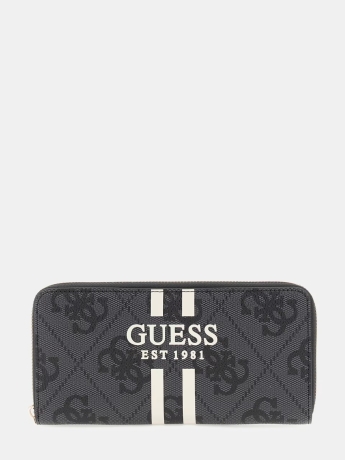 Guess Maxi portafoglio Laurel 4G logo GRIGIO SCURO