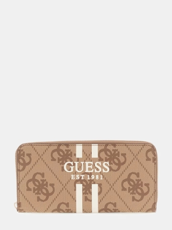 Guess Maxi portafoglio Laurel 4G logo BEIGE SCURO