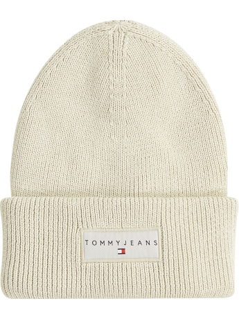 Tommy Hilfiger BERRETTO  LINEAR BEANIE PANNA