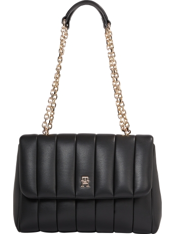 Tommy Hilfiger Borsa a tracolla con catenella NERO